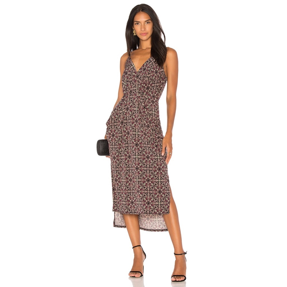 BCBGeneration Midi Surplus Crossover  Dress